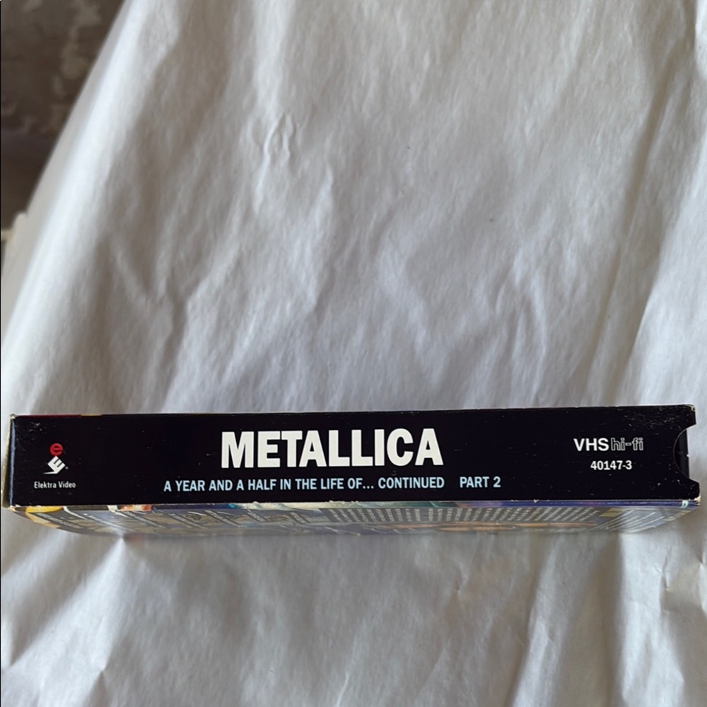 Metallica VHS Tape - Black